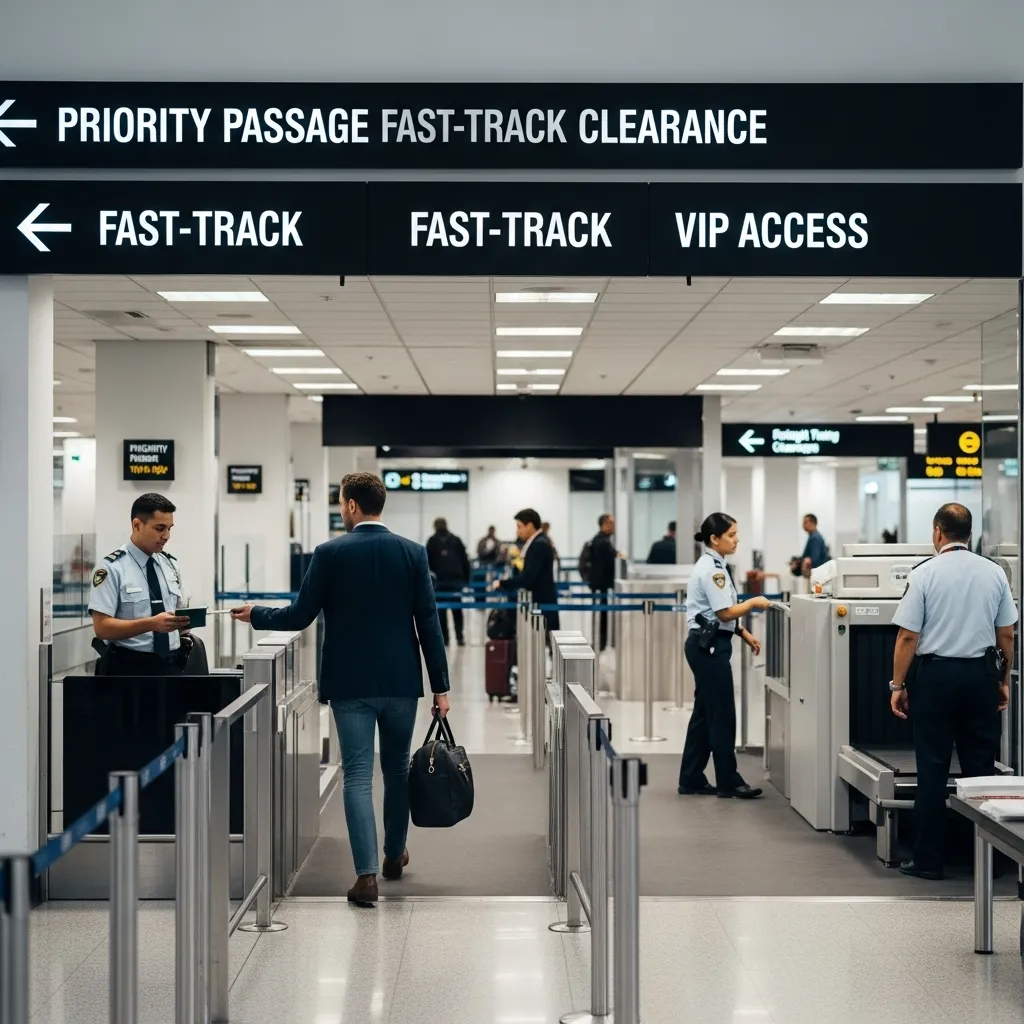 VIP guest receiving luggage handling support